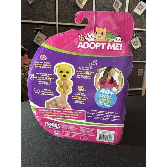 Fingerlings Adopt Me DOG Interactive Pet 40+ Sounds Reactions NEW SEALED WowWee - Picture 2 of 2